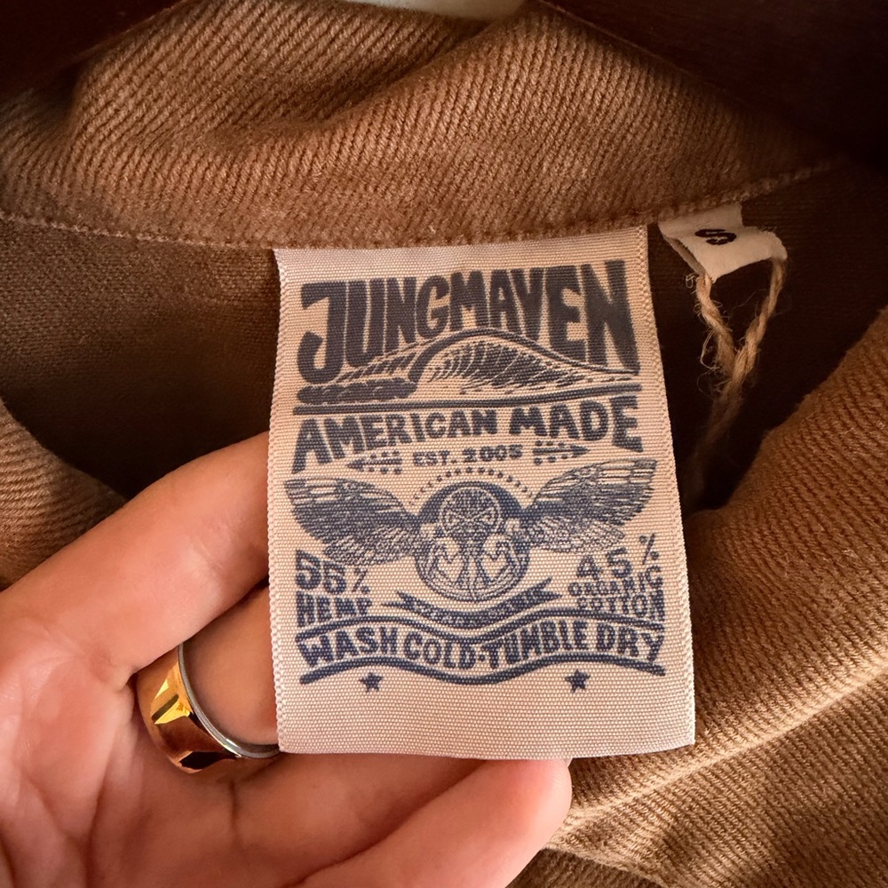 Jungmaven Men's Rust Brown Utility Jacket - Picture 3 of 3